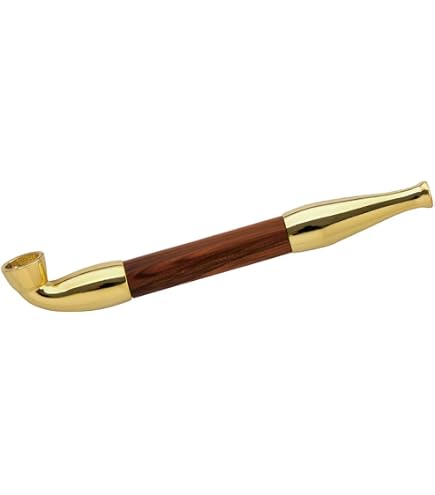 Amazon.co.jp: 柘製作所(tsuge) 煙管 丸福ギセル 金 小 #50933